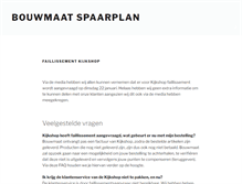 Tablet Screenshot of bouwmaatspaarplan.nl